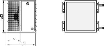 Wolf Umluftkasten mit Ansaug seitlich, für LH/LH-ATEX 25 6513251