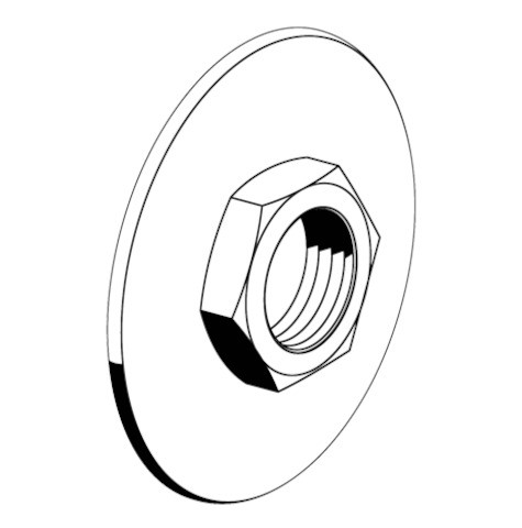 SCHELL Schraubrosette für POLAR Set, 3/4", chrom 625210699