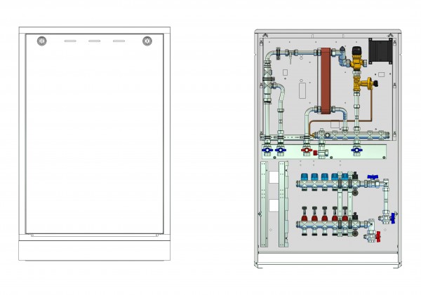 strawa Frischwasser-Wohnungsstation Friwara smart WS17-4L-Cu-UP-18 2 Hkr.