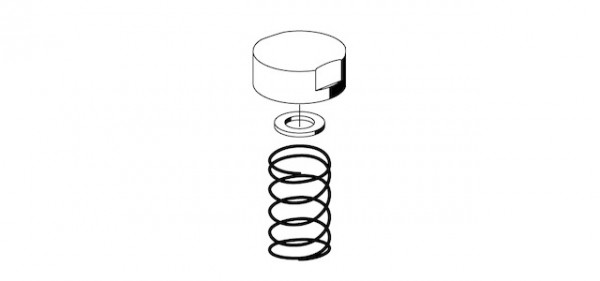 SCHELL Druckknopf für SCHELLOMAT Urinal-Spülarmatur, chrom 230010699