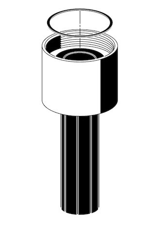 SCHELL Spülrohrverschraubung SCHELLOMAT BASIC,SILENT Eco,EDITION/- Eco, chrom 237670699