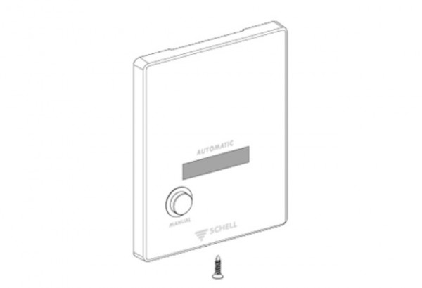 SCHELL WC-Frontplatte EDITION E MANUAL manuelle Auslösung, edelstahl 258802899