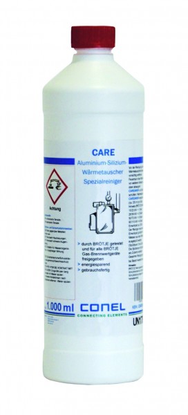 CARE Alu-Silizium-Wärmetauscher Spezialreiniger 1l-Flasche CONEL