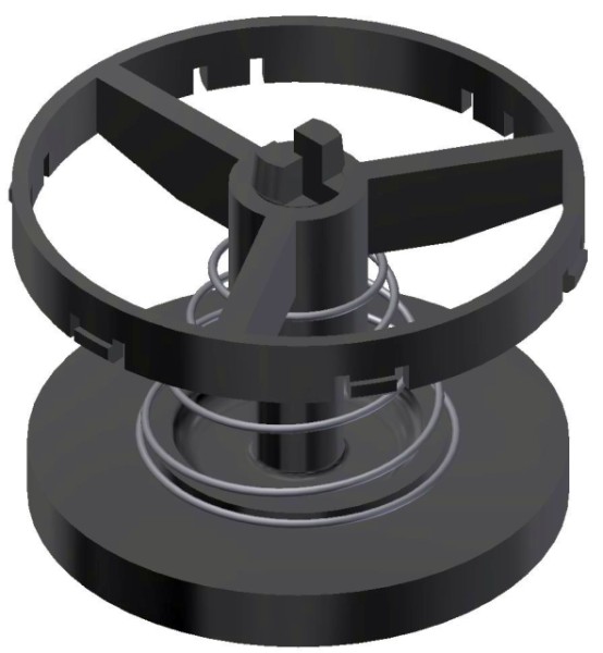 Wolf Schwerkraftbremse DN32 für Verrrohrungsgruppen 2073145