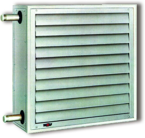 Wolf Luftheizer LH 40 Typ 3 - 400V Wärmetauscher Kupfer-Aluminium 6523566