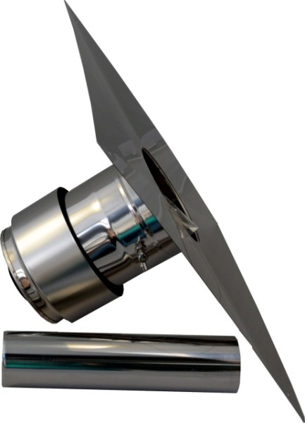 Wolf Schachtabdeckung DN80 Edelstahl Mündungrohr Edelstahl, flexible Systeme 2651527