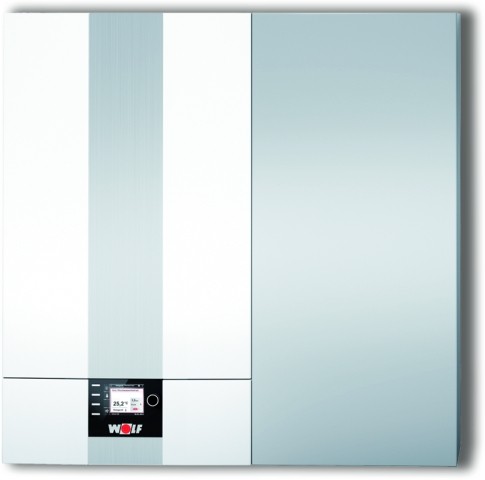 Wolf Gasbrennwert-Zentrale CGW-2-24/140L mit Hochleistungsschichtenspeicher 8615021