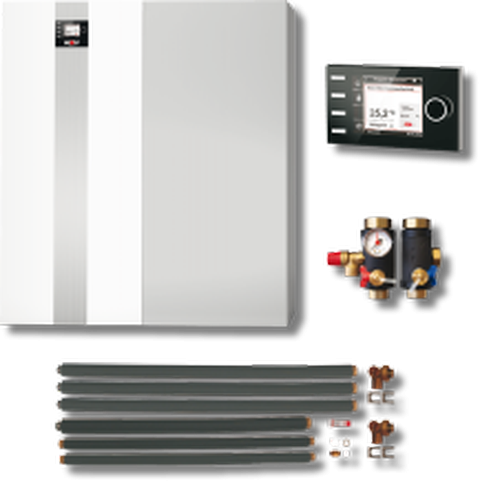 Wolf Paket Ölbrennwert COB-2-20 B30 Ausführung Heizkreis, TS-160, BM-2 8909299W07