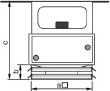 Wolf Vierseitenausblas für Luftheizer LH(LH-Atex) 25 6513061