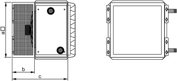 Wolf Umluftkasten mit Ansaug seitlich, für TLH 63 6500393
