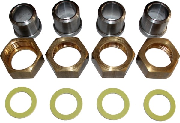 Wolf Anschluss-Set Fittings 1" Schweißanschluß (ST52-3), für SL-32.. 2071945