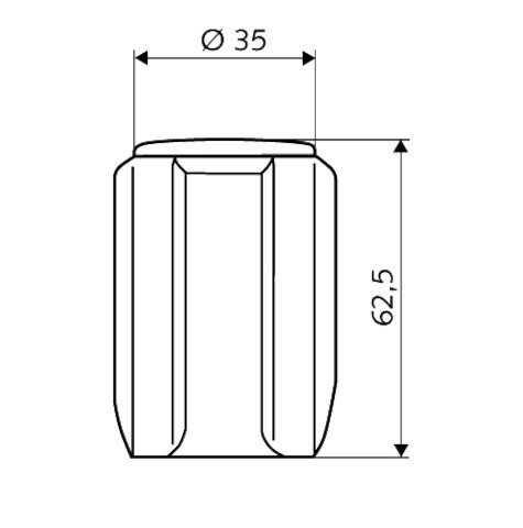 SCHELL Sanitärgriff SECUR abschließbar, Rastbuchse, 1/2", chrom 480060699