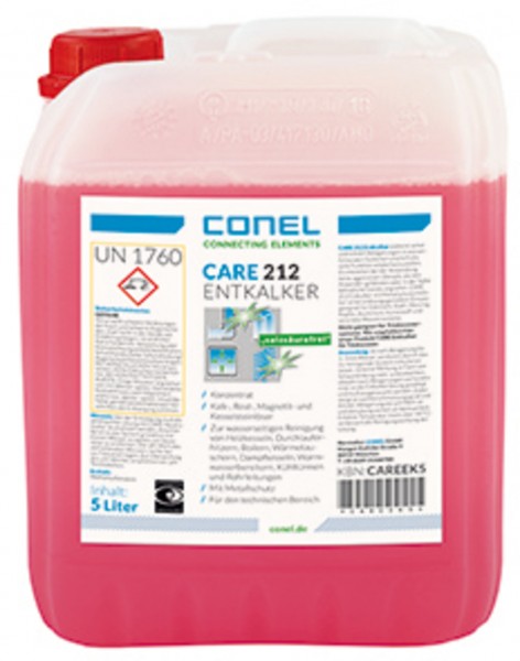 CARE 212 Entkalker-Konzentrat 5 Liter Kanister salzsäurefrei CONEL