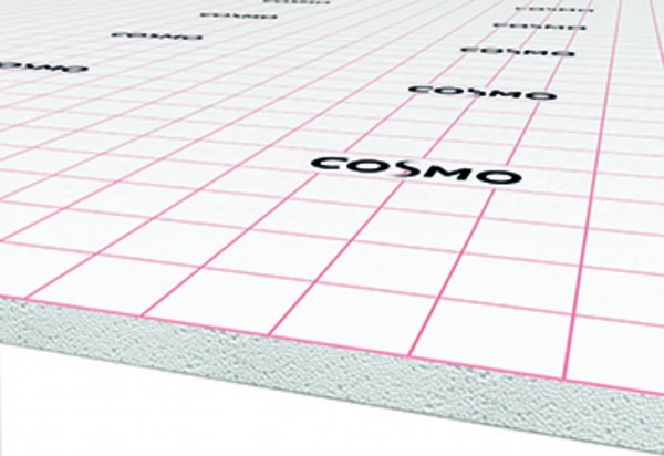 COSMO Wärmetrittschalldämmung 30-2 WLG 040 Klettsystem,Rolle zu 10qm