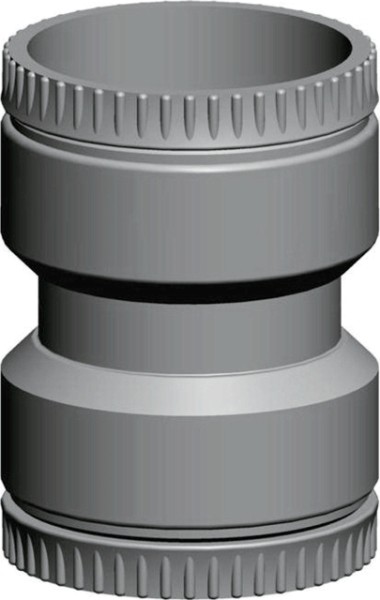 Wolf Verbindungsstück DN83 Kupplung für 2 flexible Rohre 2651576