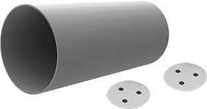 Pluggit Montagerohr, Länge 500 mm iconVent 160 / 170 ICV160H5