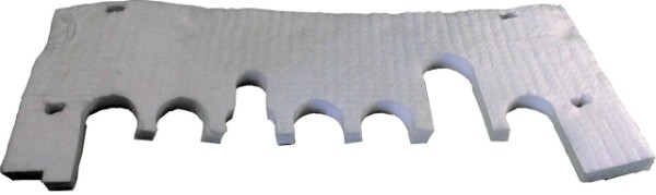 Wolf Wärmedämmung Brennerplatte für NG-4E-48 1614065