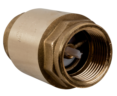 Wolf Schwerkraftbremse/Rückschlagventil aus Messing, Innengewinde 1" 201122899