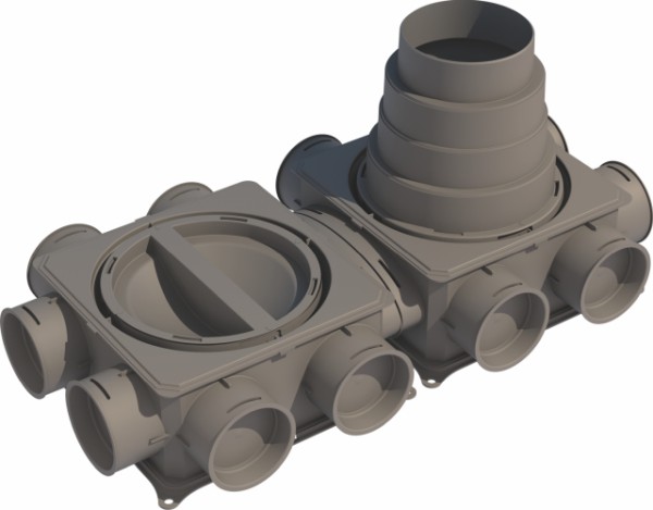 Wolf Luftverteiler Flach mini 12-75 für CWL 2577838