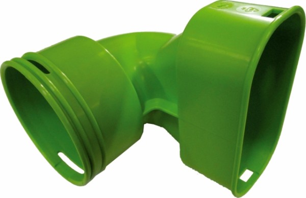 Wolf Winkeladapter CWL Übergang 75mm rund auf 50x100 Flachkanal 2577347