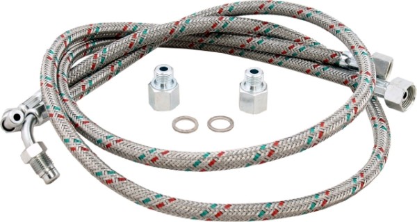 Wolf Schlauchleitung G1/4-3/8 Satz a 2 Stück, für Premiobrenner 2414231