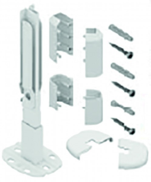COSMO Standkonsolensatz = 2 Stück f.Fertigboden m.Rosette u.Rohrabdeckung