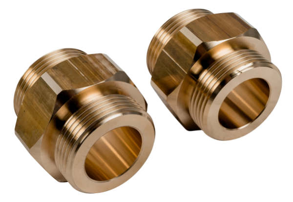 Wolf Doppelnippel G 1 1/4" - G 1 1/4" Satz a 2 Stück 9147598