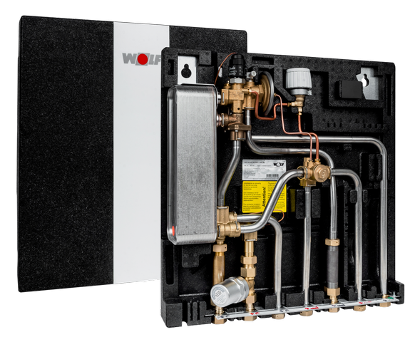 Wolf Wohnungsstation CAT-37 Typ: HT-ULTRA, mit Dämmhaube 2072586