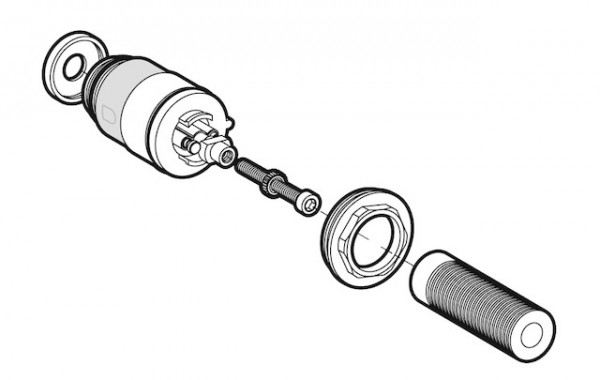 SCHELL WC-Kartusche EDITION ECO mechanisch, auto. Düsenreinigungsnadel 296250099