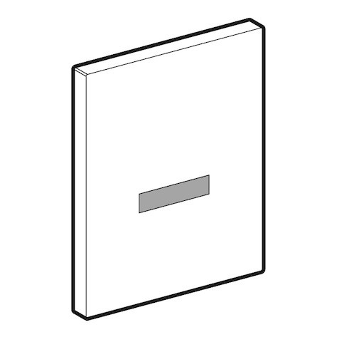 SCHELL Urinal-Frontplatte EDITION IR, edelstahl 230792899