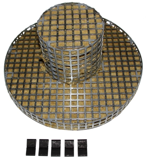 Wolf Brennkammer-Abgasschalldämpfer für Kesselgrößen 17/20/25 2400325