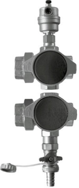 Wolf Absperrsets für Wärmetauscher für Vor- und Rücklauf in Durchgangsform 2008030