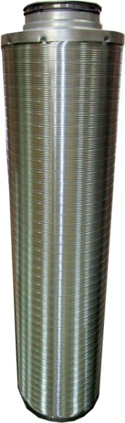 Wolf Schalldämpfer DN160 L:1000mm mit 50mm Dämmung, für CWL 2577367