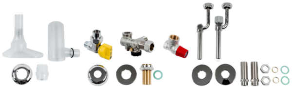 Wolf Anschluss-Set Kombithermen UP inkl. KFE-Hahn und therm. Sicherung 2072334