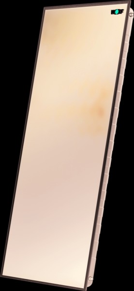 Wolf Hochleistungs-Sonnenkollektor F3-1 TopSon, hochkant, Glasleiste schwarzgrau 2486518