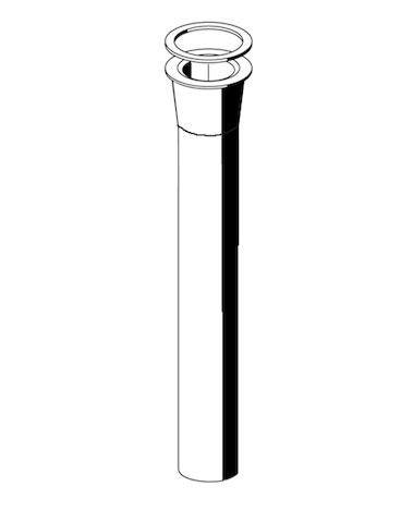 SCHELL Rohrstutzen, Dichtring für MILANO Urinal-Spülarmatur, chrom 237400699