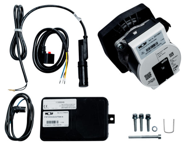 Wolf Set Pumpenkopf Hocheff., Strombox Flowswitch 2074871