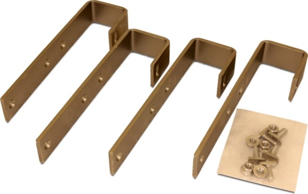 Wolf Schiefer-Haken Aluplus Satz a 4 Stück 2485004