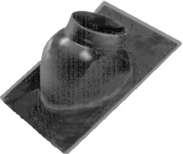 Wolf Dachplatte DN125 Schrägdach 25-45Gr rotbraun 1720203